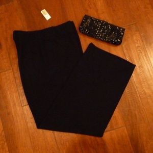 Evening Palazzo Pants Black Lined NWT 14